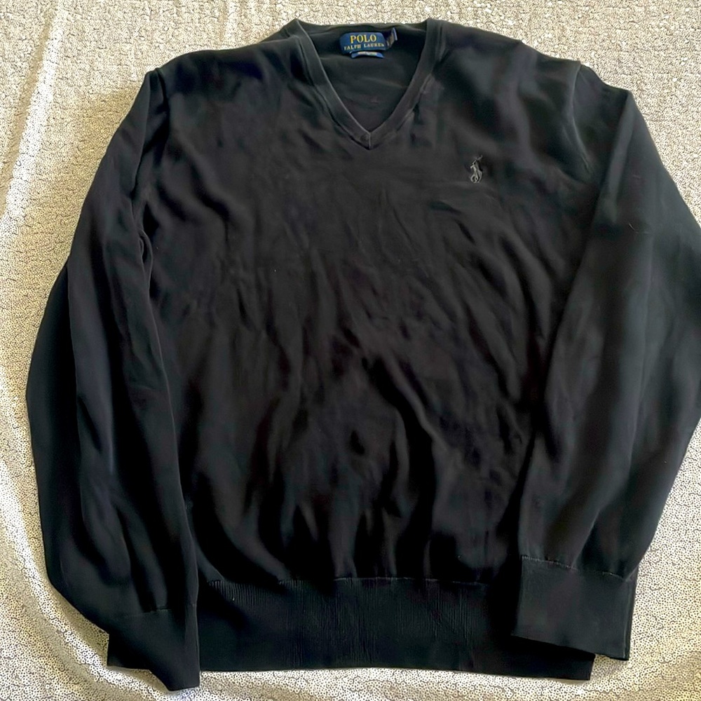 Cotton V-Neck Sweater